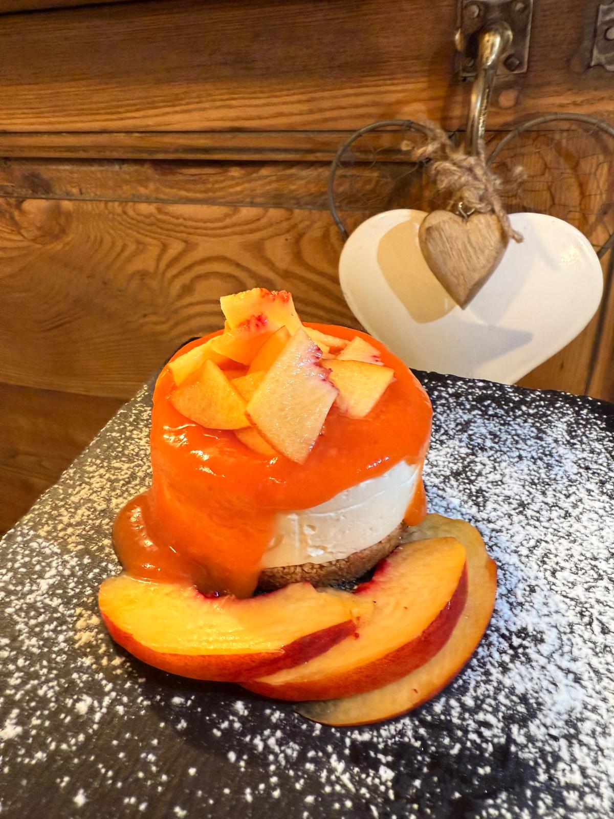 Dessert alla pesca