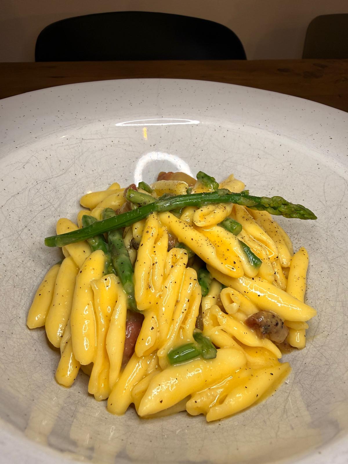 Carbonara di asparagi